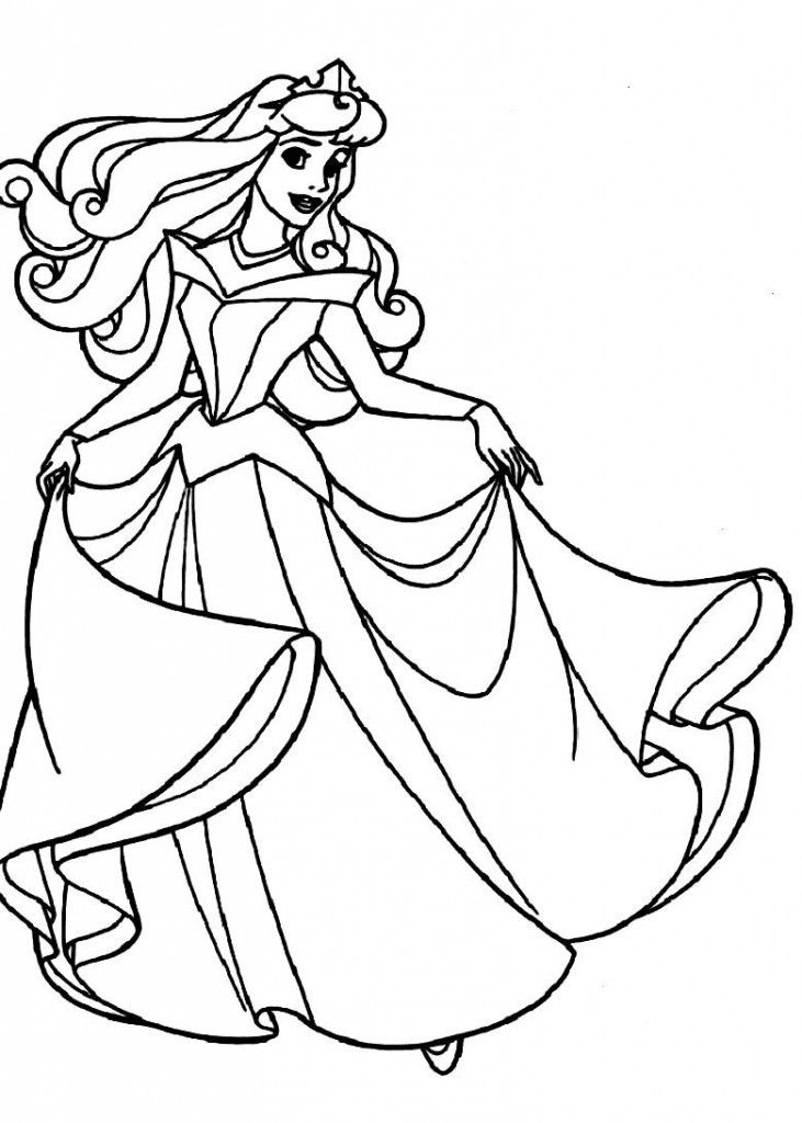 Disney Princess Coloring Pages Sleeping Beauty