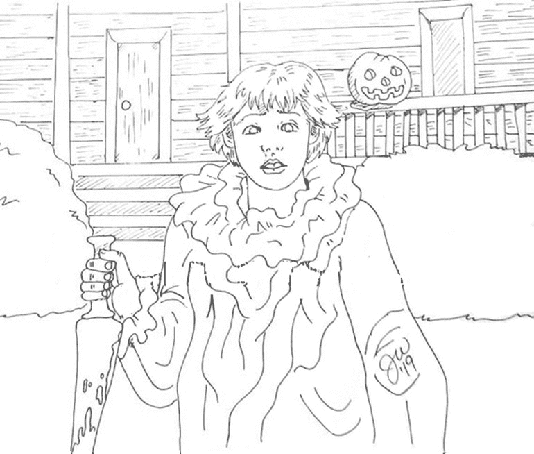 Michael Myers Coloring Pages Free Printable PDF, JPG, PNG & Online Coloring