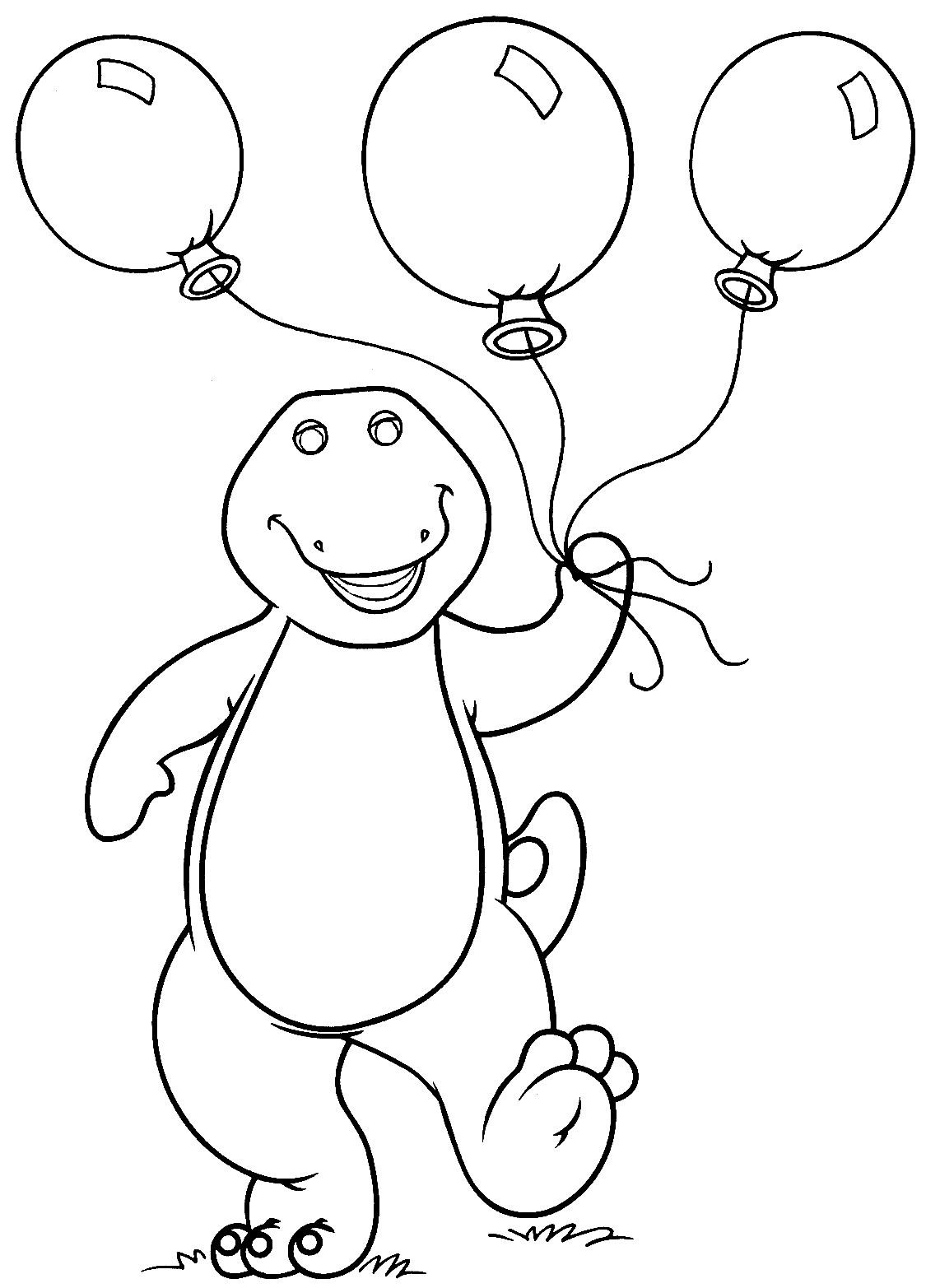 69 Barney and Friends Coloring Pages - ColoringPagesOnly.com