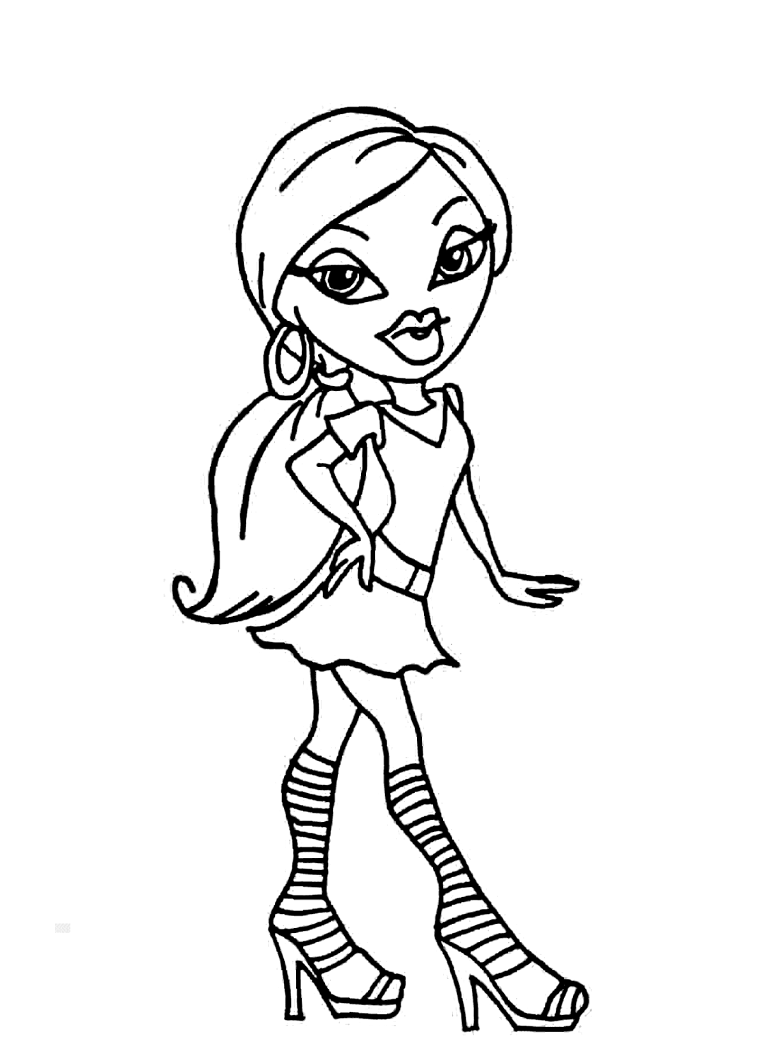 Bratz Coloring Pages Yasmin Idih Speed vrogue.co