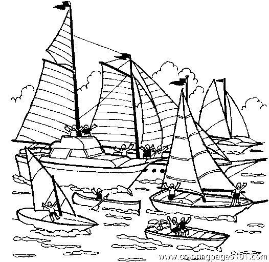 40 Boat Coloring Pages - Free & Printable for Kids and Adults