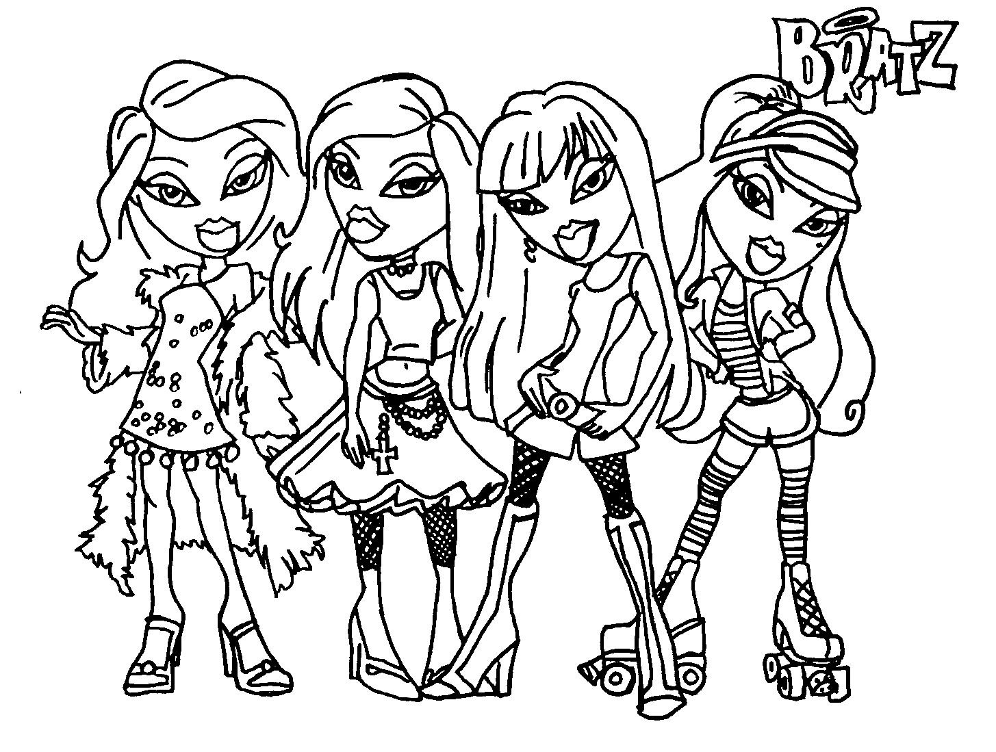 54 Bratz Coloring Pages