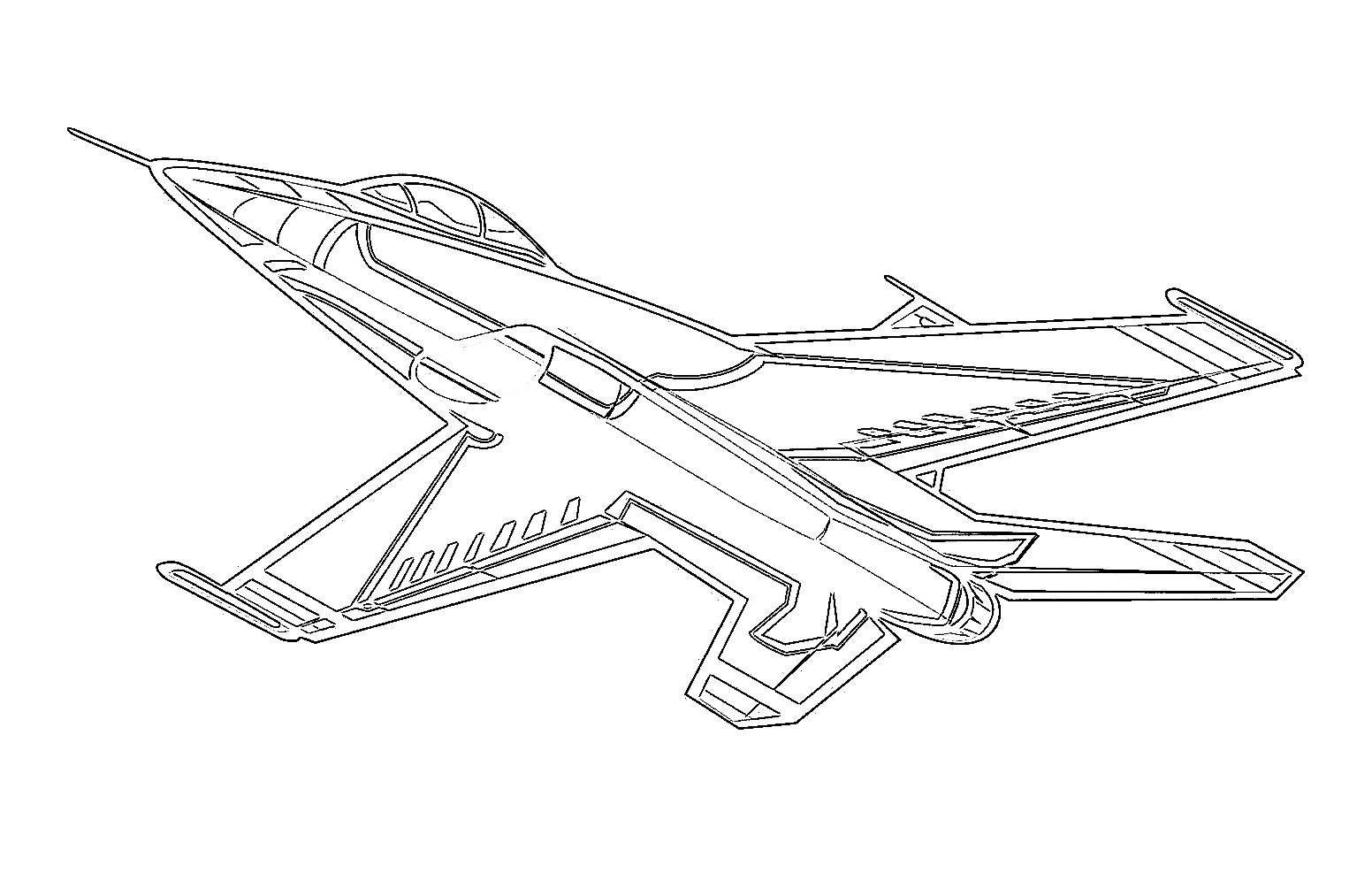 Lego Plane Coloring Pages