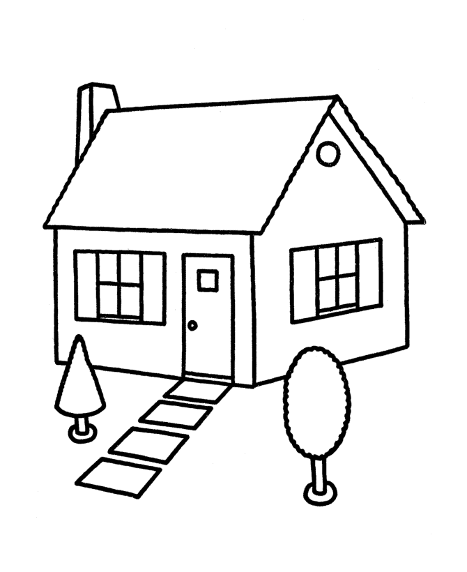House with A Swimming Pool Coloring Page Free Printable Coloring Pages