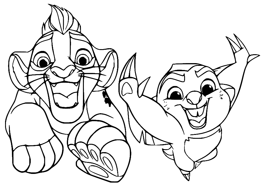71 Lion Guard Coloring Pages