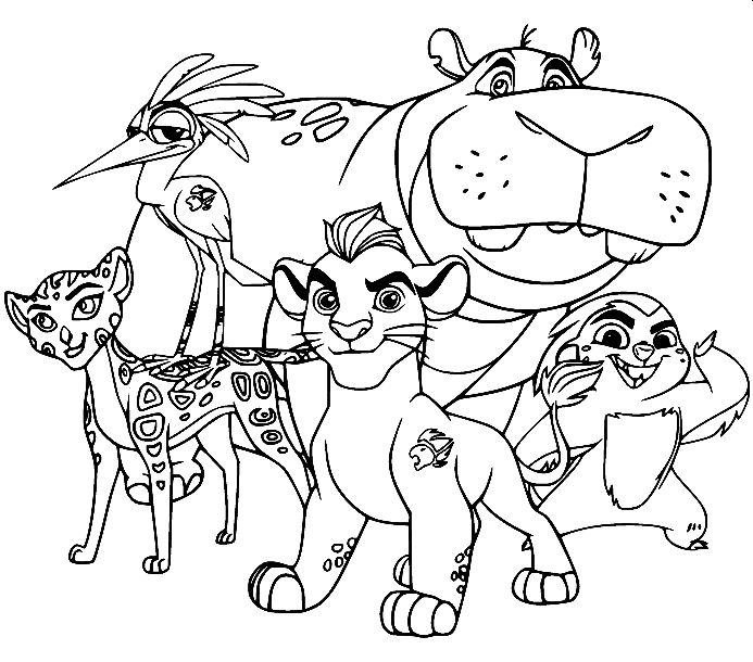71 Lion Guard Coloring Pages
