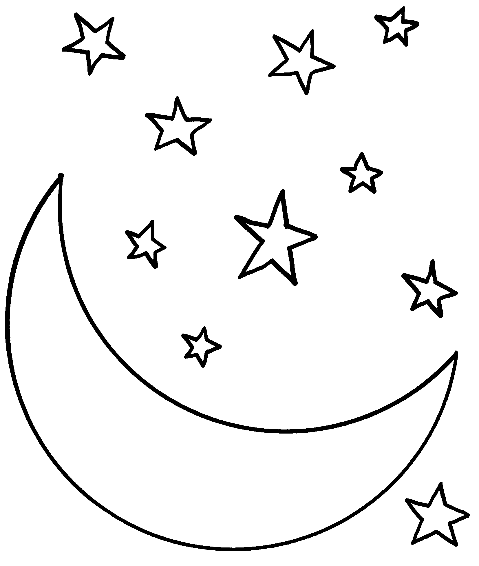 51 Moon Coloring Pages Free & Printable for Kids and Adults
