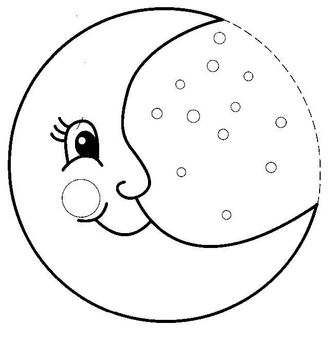 51 Moon Coloring Pages