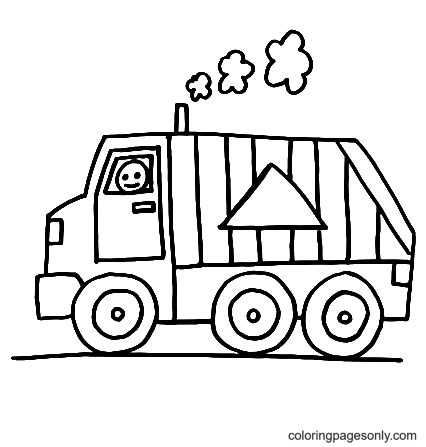 20 Garbage Truck Coloring Pages - Free & Printable for Kids and Adults
