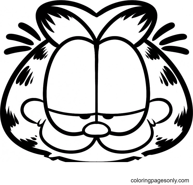 Garfield Coloring Pages Coloring Pages For Kids And Adults
