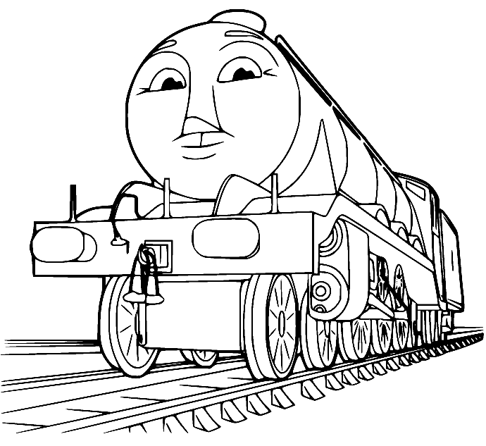 Dibujo de Motor Gordon Express para colorear Dibujos para colorear