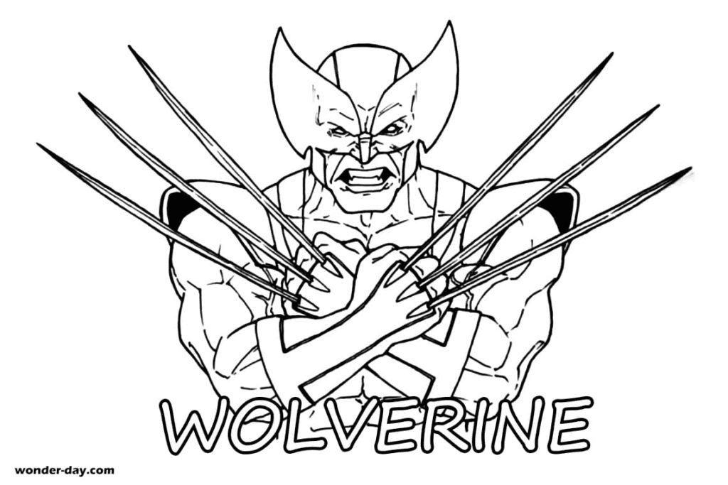 Wolverine Coloring Pages Coloring Pages For Kids And Adults
