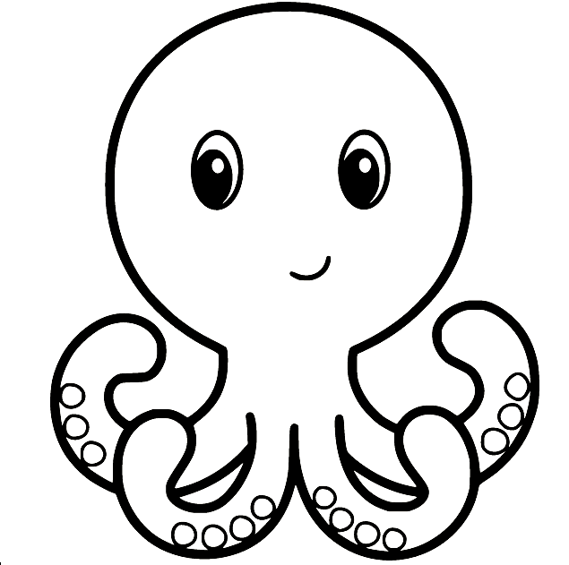 Cute Octopus Coloring