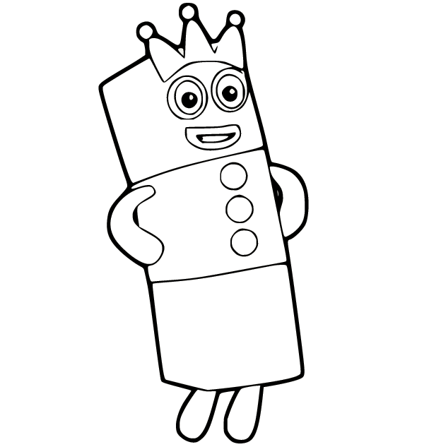 65 Free Printable Numberblocks Coloring Pages