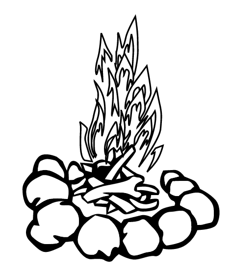 Printable Fire Coloring Page - Free Printable Coloring Pages