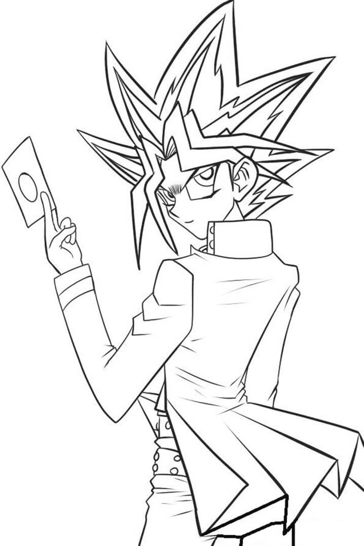 Yu Gi Oh Printable Coloring Page Free Printable Coloring Pages