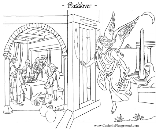 Free Passover Coloring Page - Free Printable Coloring Pages