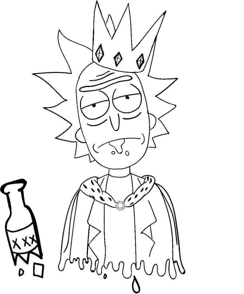 60+ Rick and Morty Coloring Pages - Free Printable PDF, JPG, PNG
