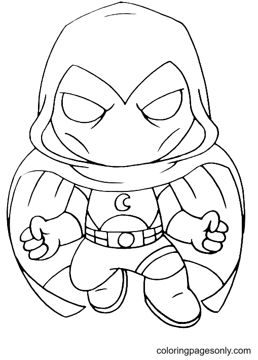 Moon Knight Coloring Pages Free Printable PDF & Online Coloring