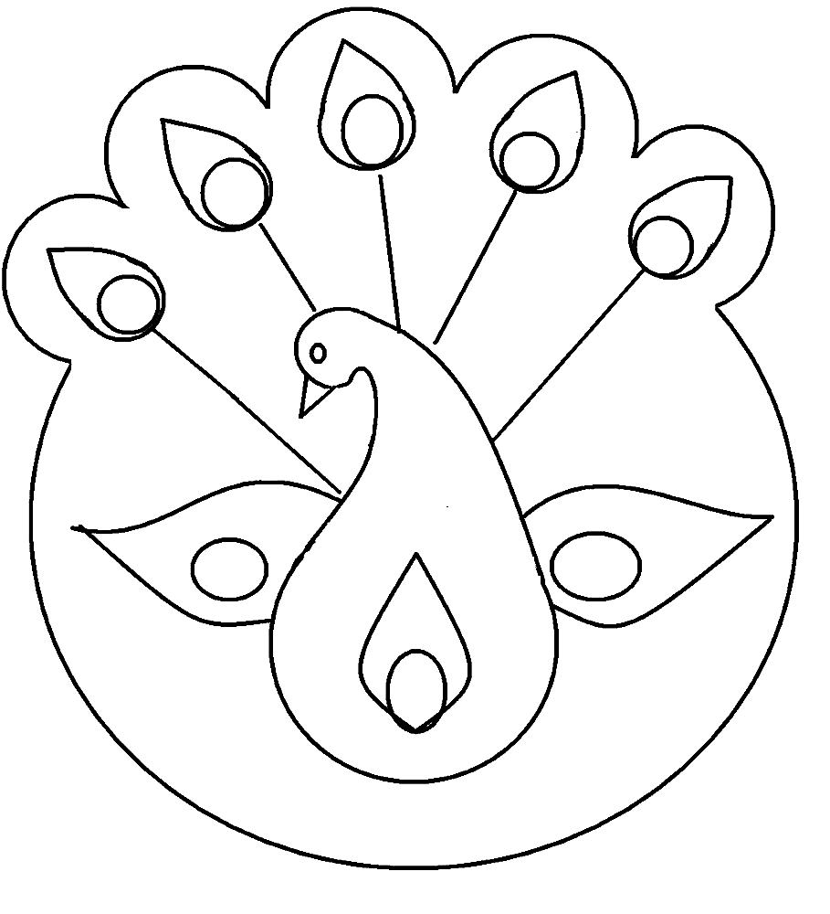 66 Free Printable Rangoli Coloring Pages