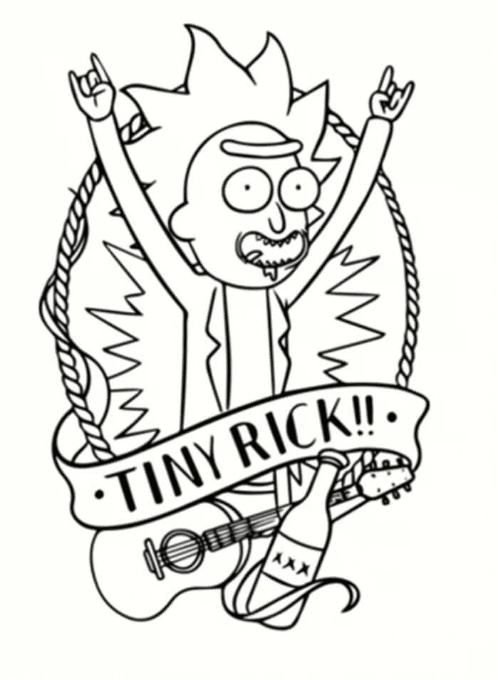 Imprimible Rick Sanchez Coloring Pages Rick and Morty Coloring Pages Imprimible Rick Sanchez Coloring Pages Rick and Morty Coloring Pages