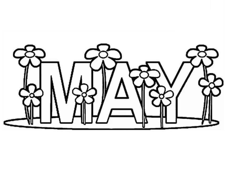 54 Free Printable May Coloring Pages