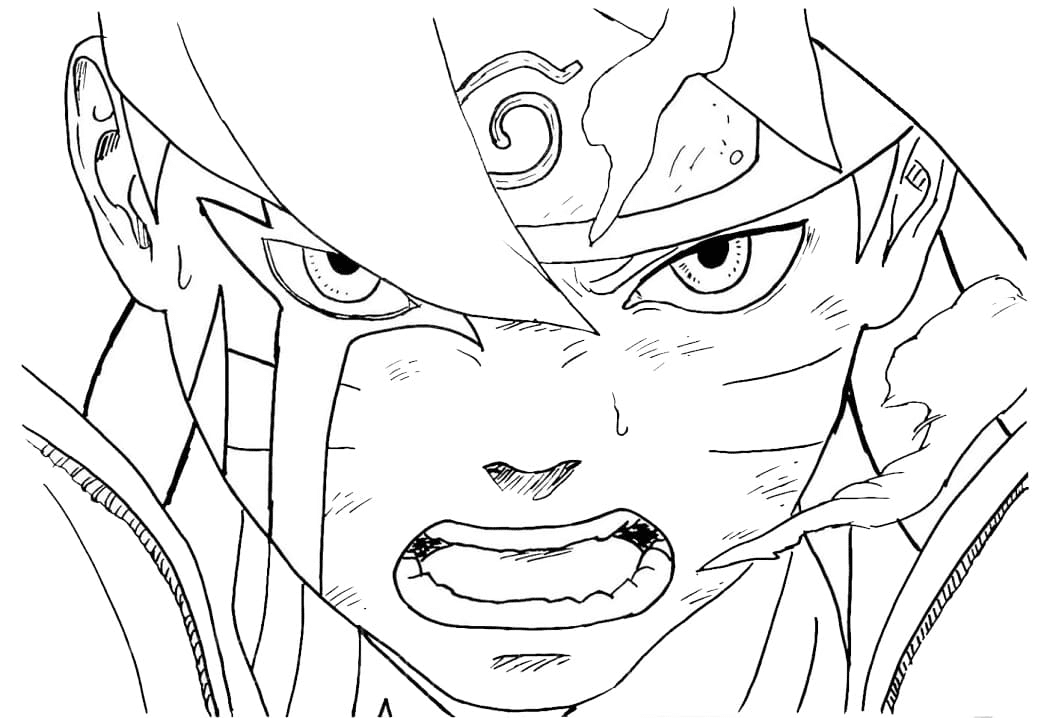 Boruto Smiles Coloring Pages Boruto Coloring Pages Coloring Pages