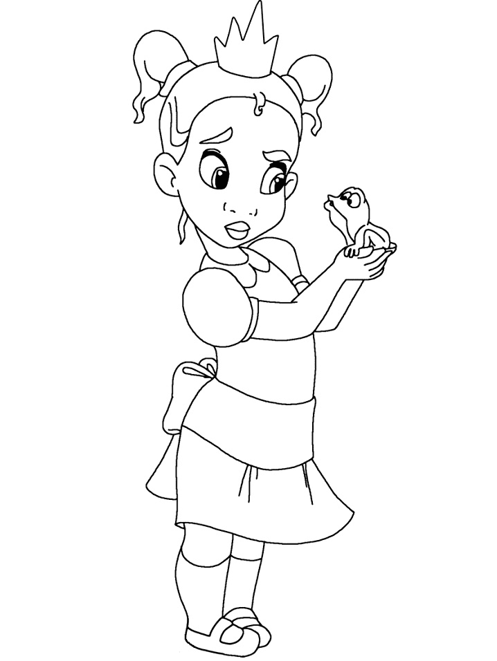 Tiana Coloring Pages Free Printable PDF, JPG, PNG & Online Coloring