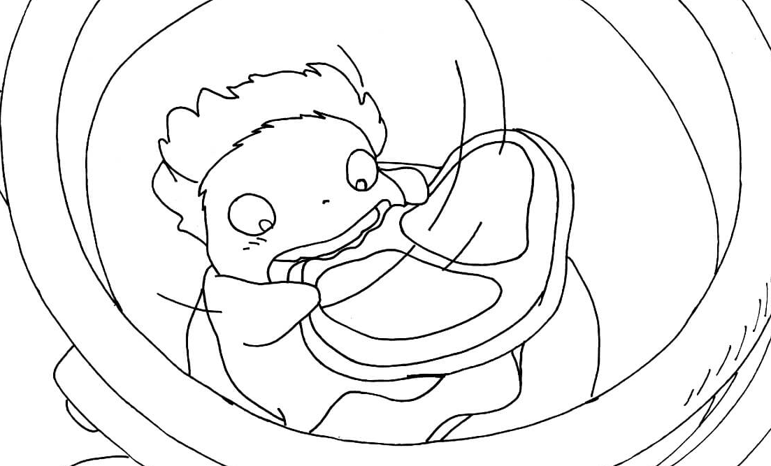 Ponyo Printable Coloring Page Free Printable Coloring Pages