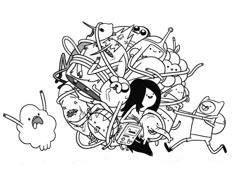 60 Adventure Time Coloring Pages - ColoringPagesOnly.com