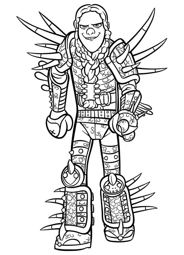 Tuff Coloring Pages