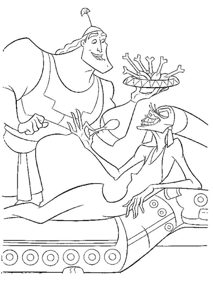 Emperor's New Groove Malvorlagen zum Ausdrucken Emperor's New Groove