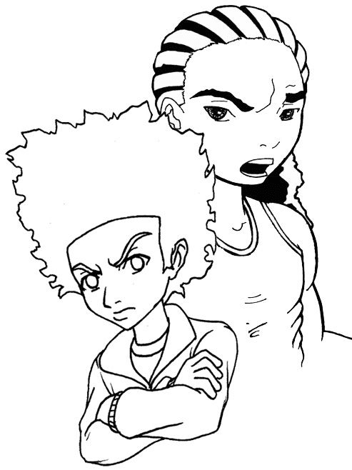30+ Boondocks Coloring Pages - Free Printable PDF, JPG, PNG & Online