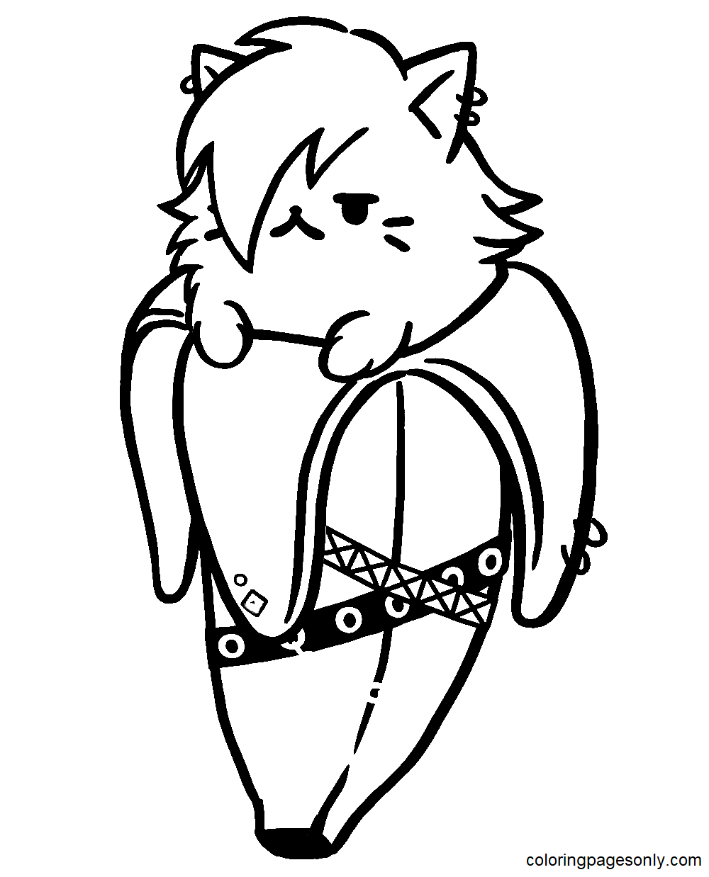 Emo Coloring Pages