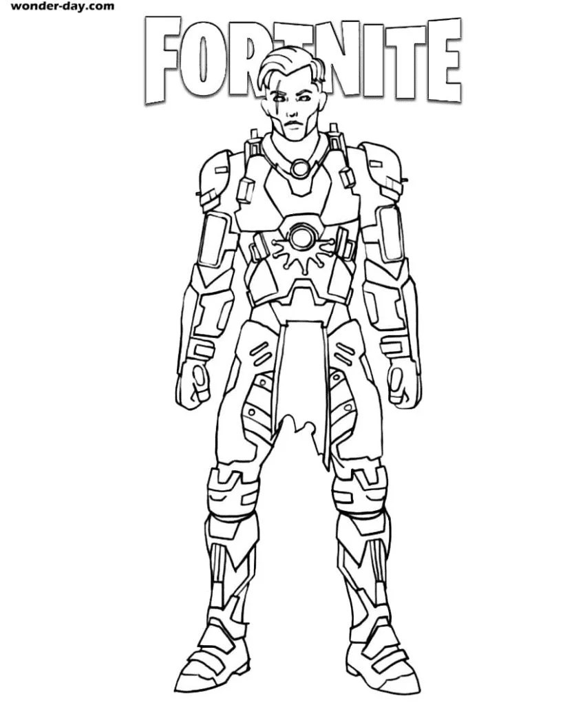 16 Midas Fortnite Coloring Pages