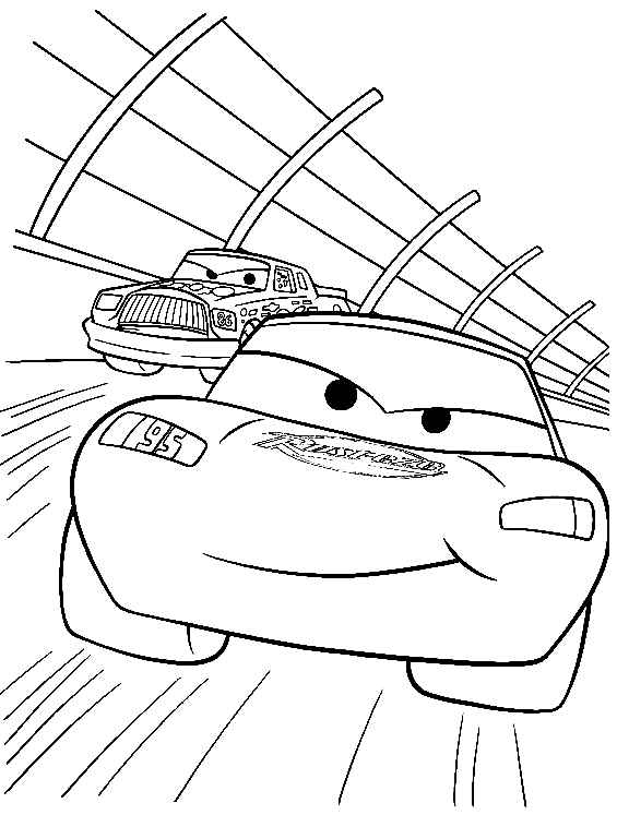55 Lightning McQueen Coloring Pages