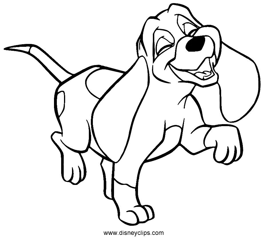 Fox And The Hound Coloring Pages Copper