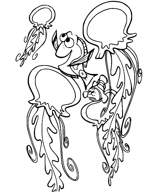 40+ Finding Dory Coloring Pages Free Printable PDF, JPG, PNG & Online
