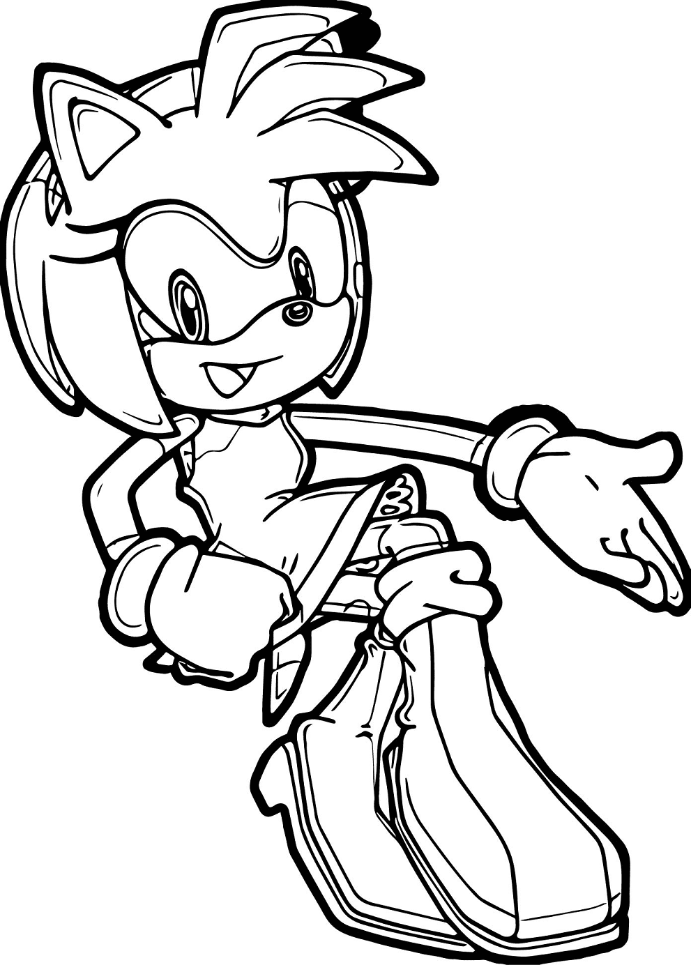 70 Amy Rose Coloring Pages - ColoringPagesOnly.com