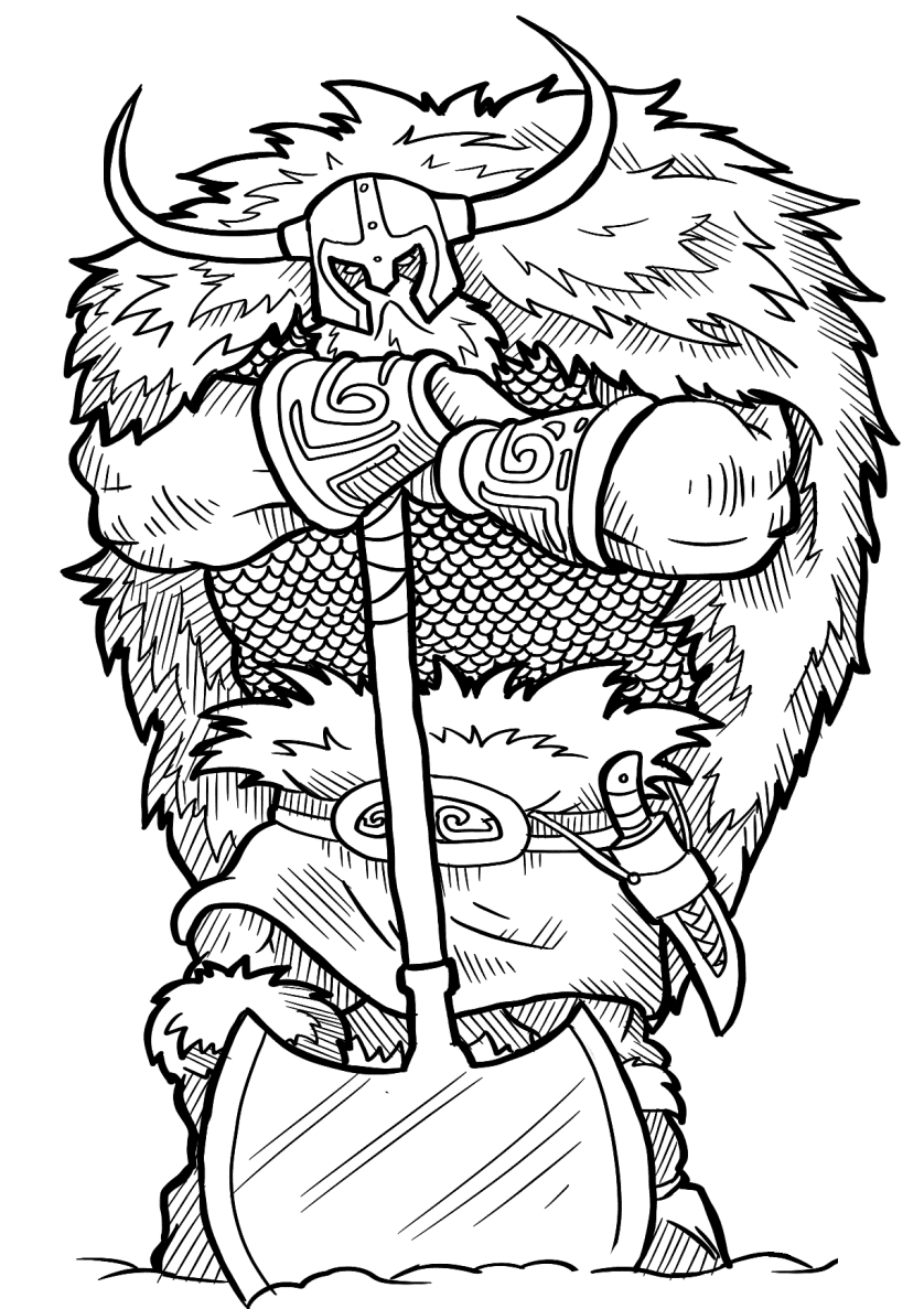 20+ Vikings Coloring Pages Free Printable PDF & Online Coloring