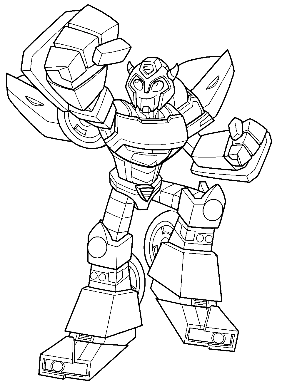Bumblebee Rescue Bots Academy Coloring Pages Rescue Bots Coloring