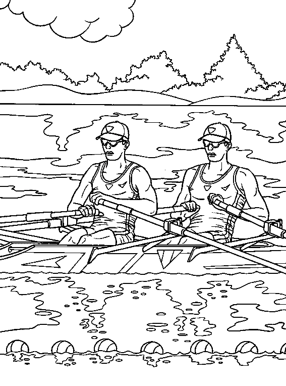 Free Printable Rowing Coloring Page Free Printable Coloring Pages