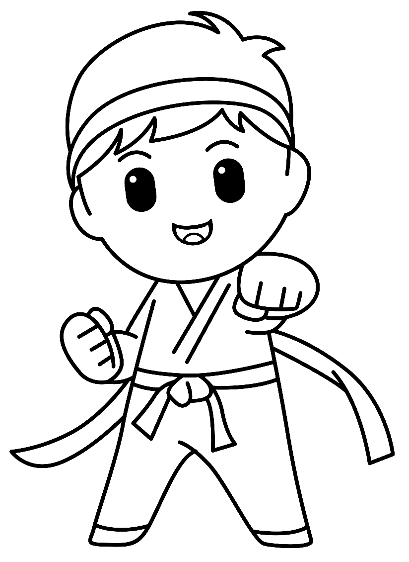40+ Karate Coloring Pages - Free Printable PDF, JPG, PNG & Online Coloring