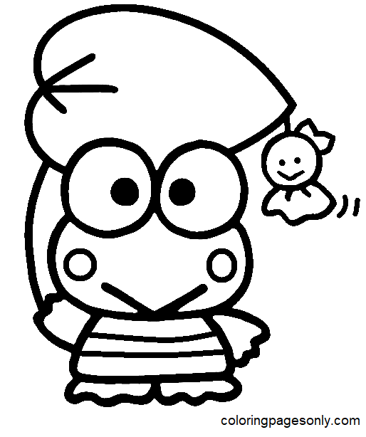 Keroppi Coloring Pages Free Printable Coloring Pages