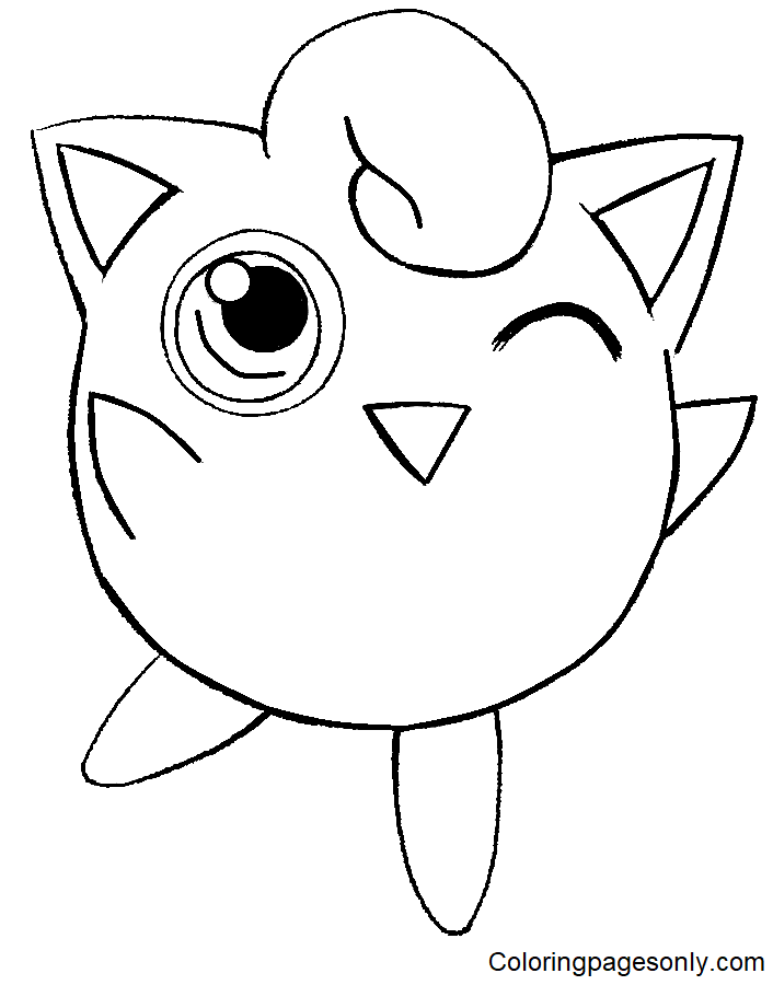 10 Jigglypuff Pokemon Coloring Page KoloringPages