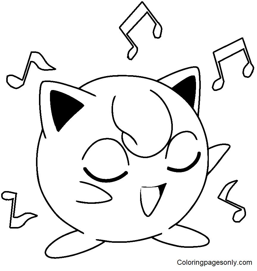 10 Jigglypuff Pokemon Coloring Page KoloringPages
