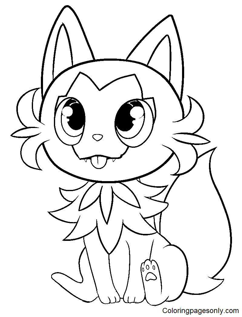 40+ Sprigatito Coloring Pages Free Printable PDF, JPG, PNG & Online Coloring