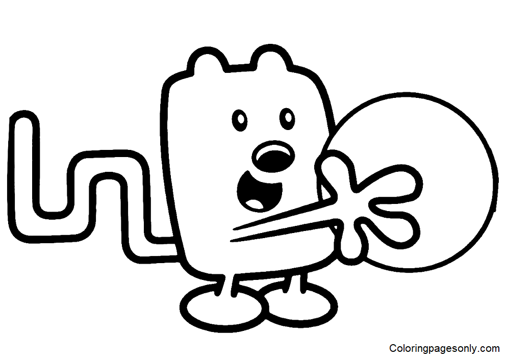 Wow Wubbzy Coloring Pages Print Dodgeball Kids Cool Websincloud Fun Activities Paper Kickball