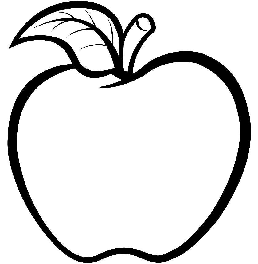 50+ Apple Coloring Pages - Free Printable PDF, JPG, PNG & Online Coloring