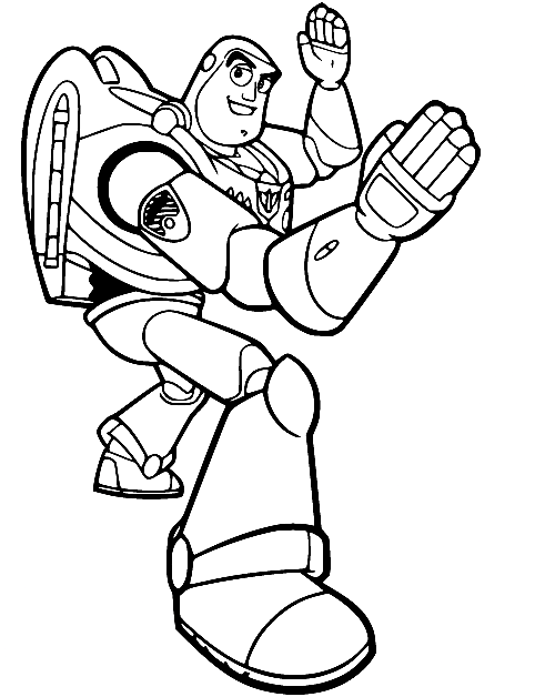Free Buzz Lightyear Sheets Coloring Page - Free Printable Coloring Pages